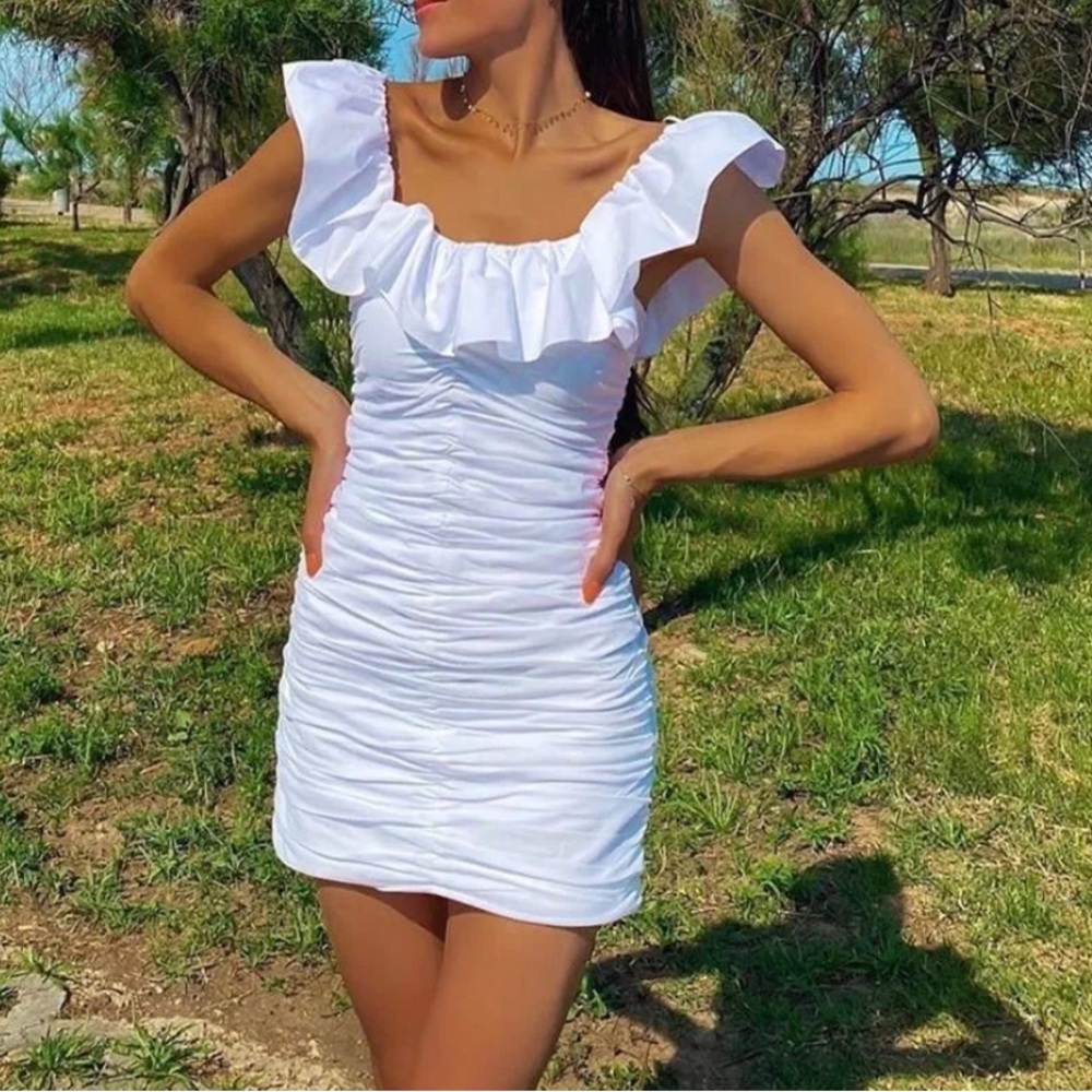 White Zara dress